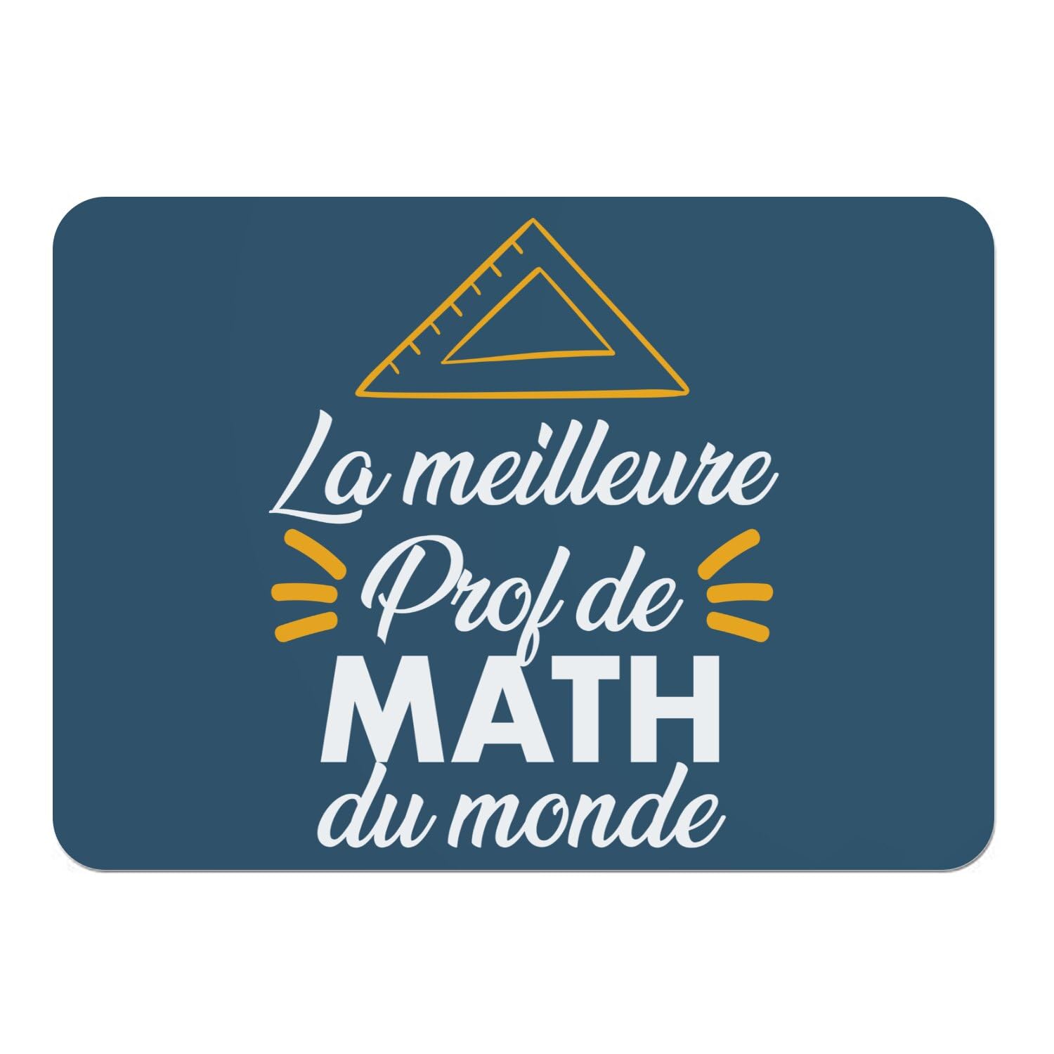 Sets de Table Souples Bleu et liège pour repas quotidiens des enseignants
