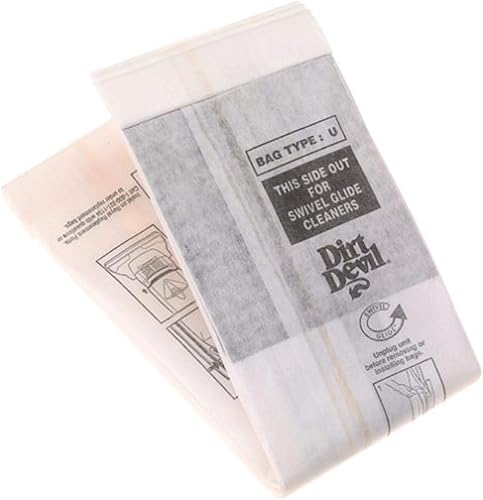 Dirt Devil Type U 3 Pak Bolsas de Vacío - 3920047001 blanco