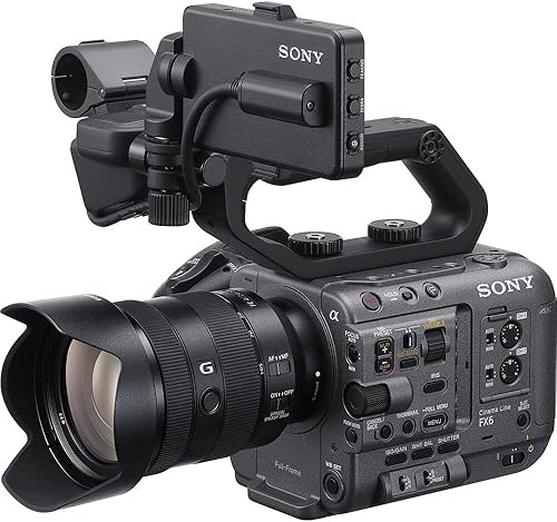 Miniatura 2 de Sony Kit de cámara de cine digital FX6 con lente de 0.945-4.134 in (ILME-FX6VK) + monitor 4K + tarjeta Cfexpress Sony de 256 GB + auriculares Pro +