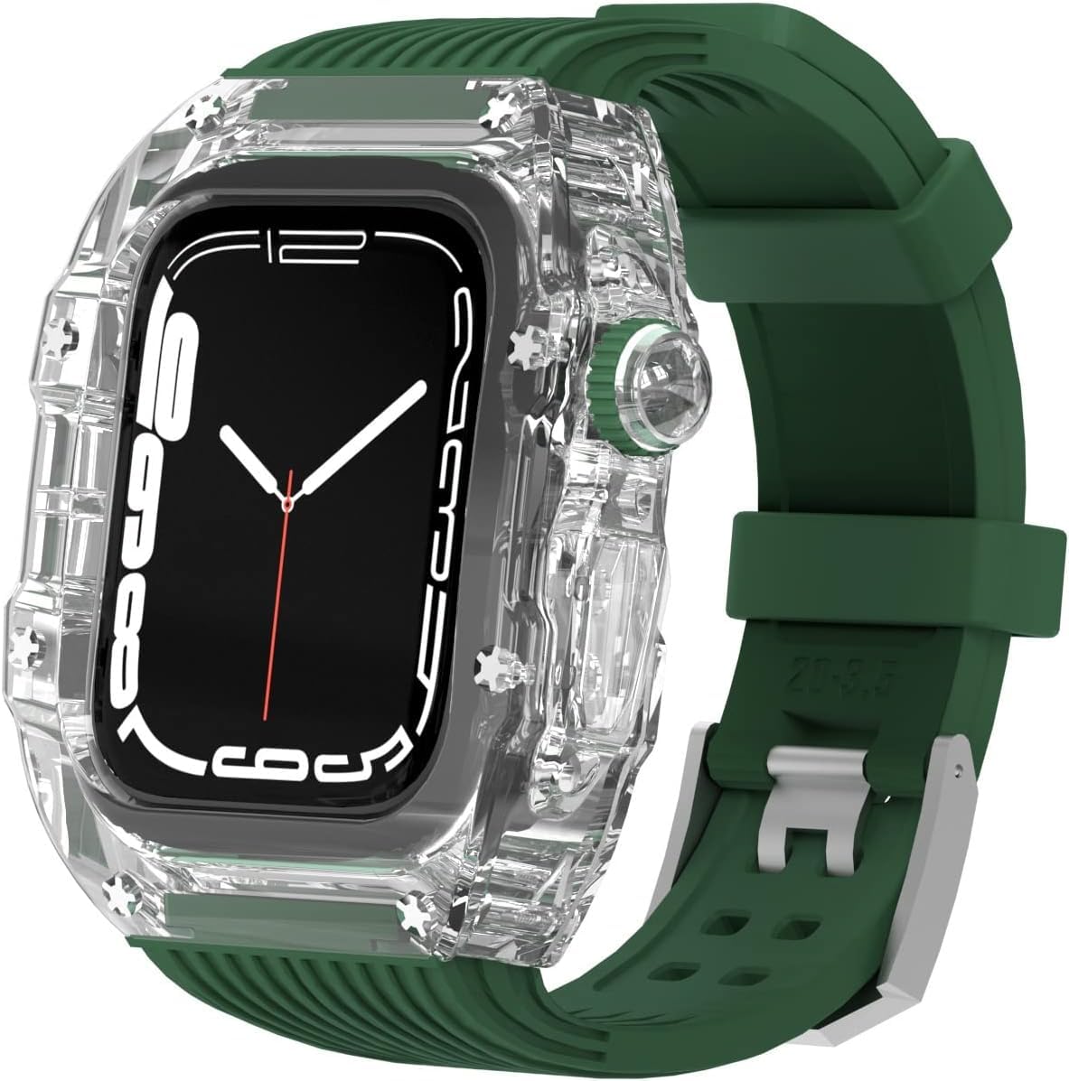 Bracelet en silicone transparent antichoc Apple Watch pour éviter les rayures - 7