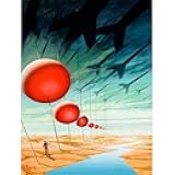 Wee Blue Coo Painting Surreal Fantasy Science Fiction Martian Chronicles Locusts Unframed Wall Art Print Poster Home Decor Premium