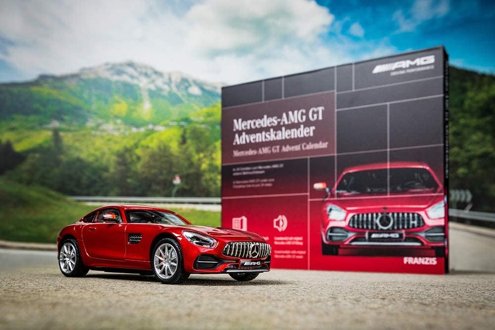 FRANZIS Mercedes-AMG GT Adventskalender | in 24 Schritten zum Mercedes-AMG GT unterm Weihnachtsbaum | Ab 14 Jahren