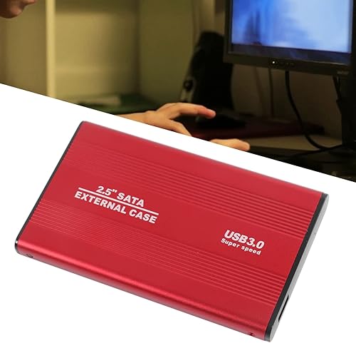 Miniatura 5 de Caja de disco duro de 2.5 pulgadas, puerto USB 3.0 de transmisión de 4 TB y 5 Gbps, equipado con fuente de alimentación de indicación LED, carcasa