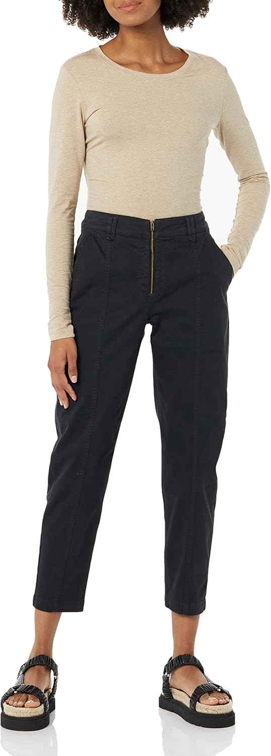 Amazon Essentials Women's Stretch Chino Utility Detail Pant (Previously Goodthreads) - Image 3