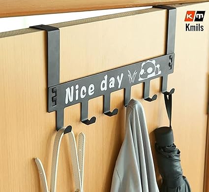 Kmils Heavy Duty Door Hanger for Clothes Without Drilling, Over Door Hook Hanger for Clothes, Door Hangers for Clothes, Hanger for Clothes Hanger