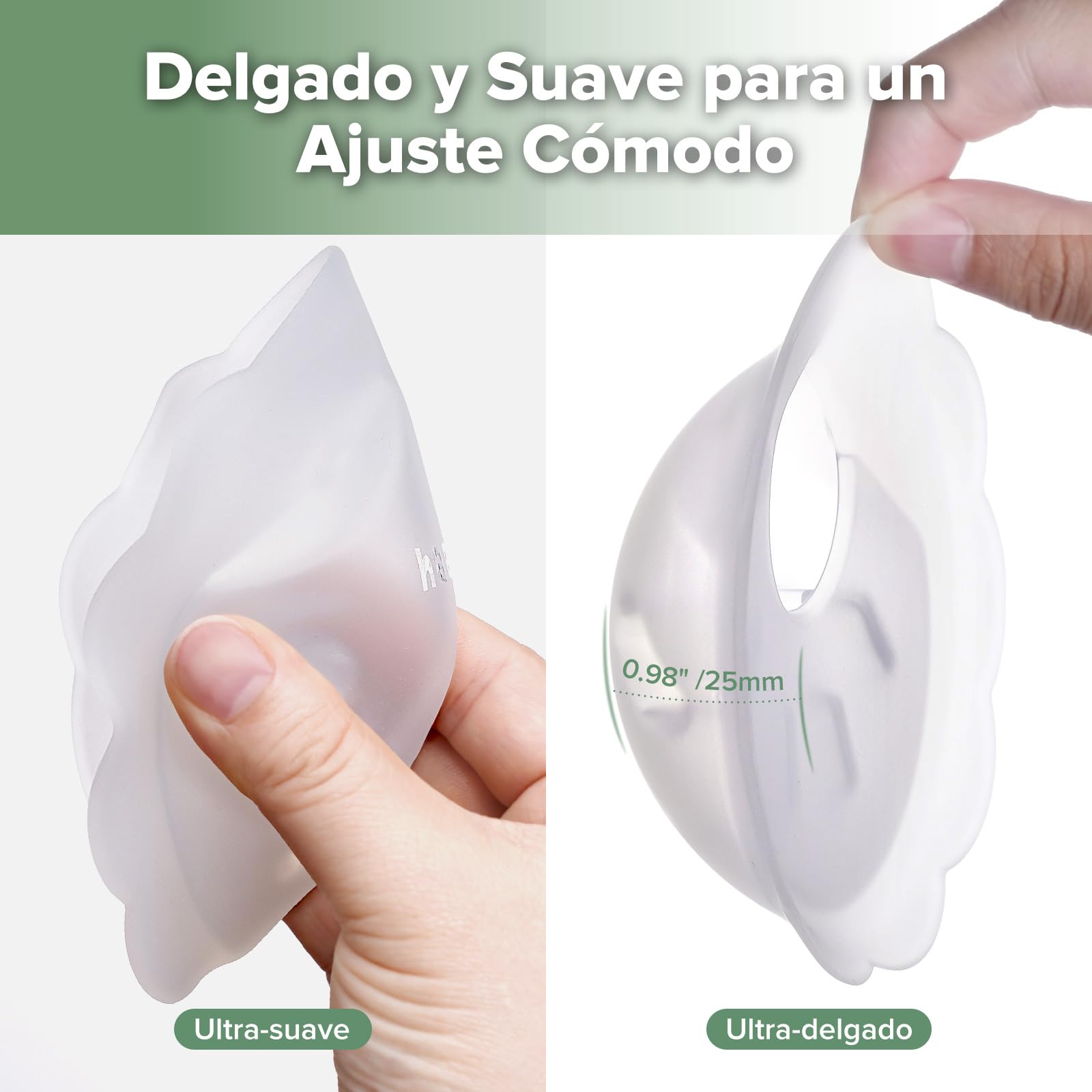 haakaa Petal Soft Silicone Leche Colector 丨 Copa de recolección de leche de conchas de mama reutilizables para la lactancia materna con cepillo de limpieza- 1PC