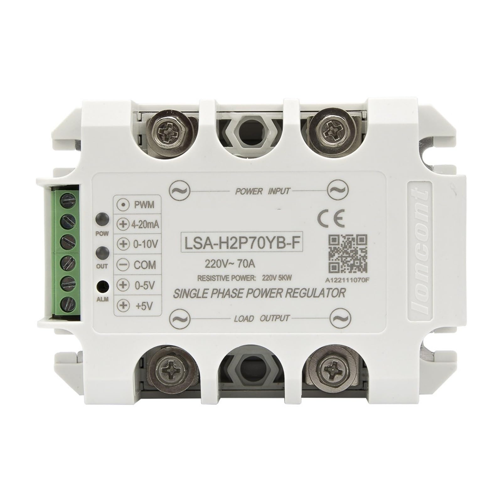 Régulateur de tension 70A LSA-H2P70YB-F : stabilisation 220V haute performance