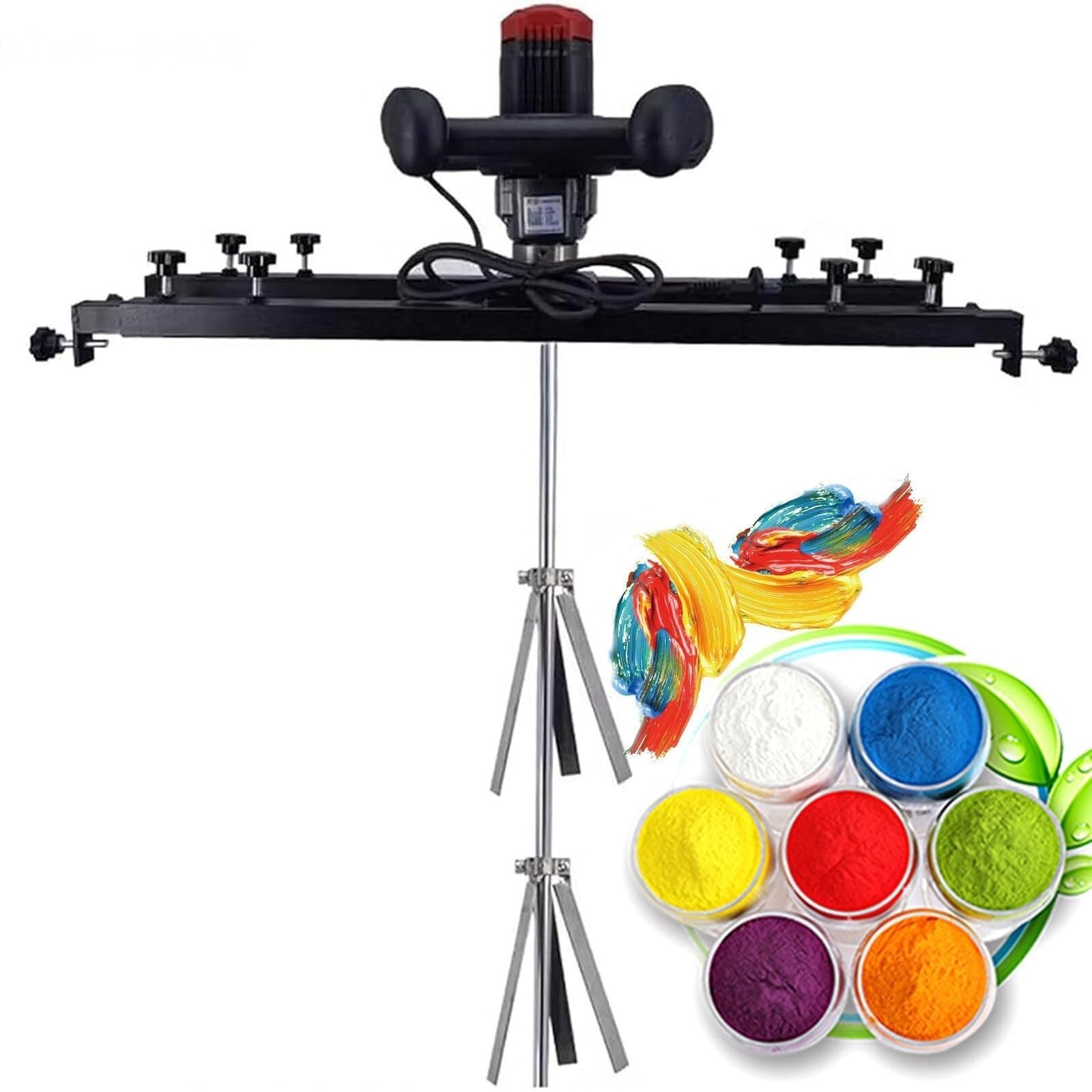 IBC Agitator, 110V 3280W Electric Tank Mixer Machine, Commercial 1 Ton Paint Stirring Machine with Support Hanger, Speed Adjustment from 0-800 RPM, Stirring Capacity: 1000L