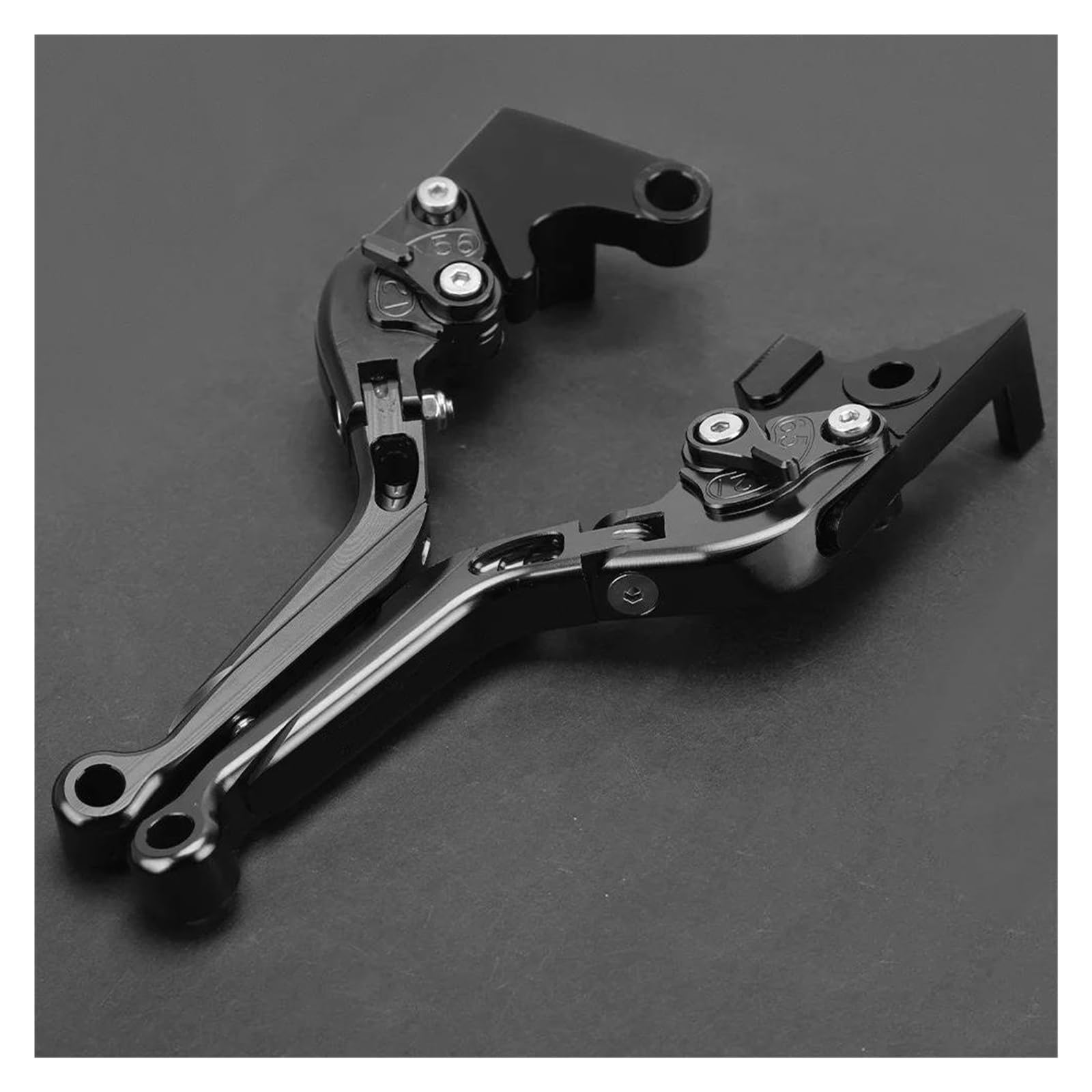 Rvevfbkbal A Motorcycle Folding Brake Clutch Lever Handle Levers Djustable For Ninja500 Z500 Z 500 2024 2025(A)