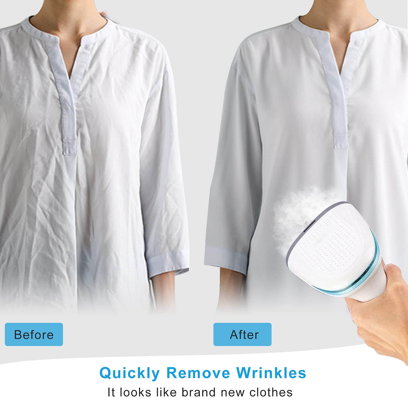 Chlyuan-hm Défroisseur Vapeur Portable De Voyage Pour Vêtements