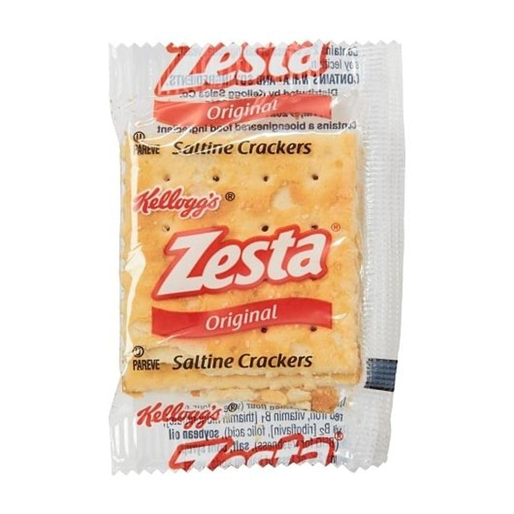 Kellogg's Zesta Saltine Crackers, 2 Crackers per Pack, 500 Packs per Case