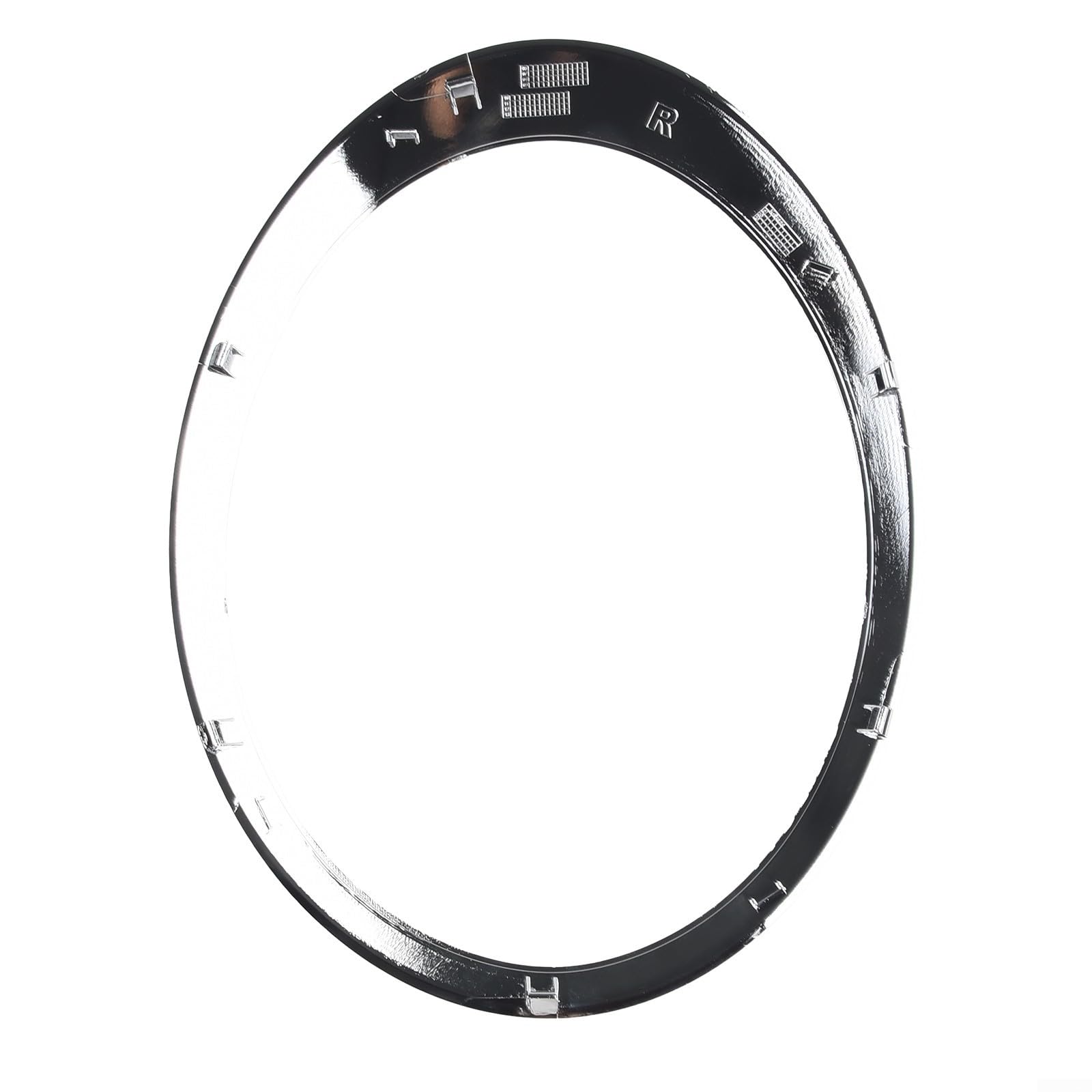 Lato destro Chrome Faro Trim Ring Ricambio Per Mini Per Cooper 2007 2015 Adatto Per R55 Clubman R56 Hatchback R57 Cabrio