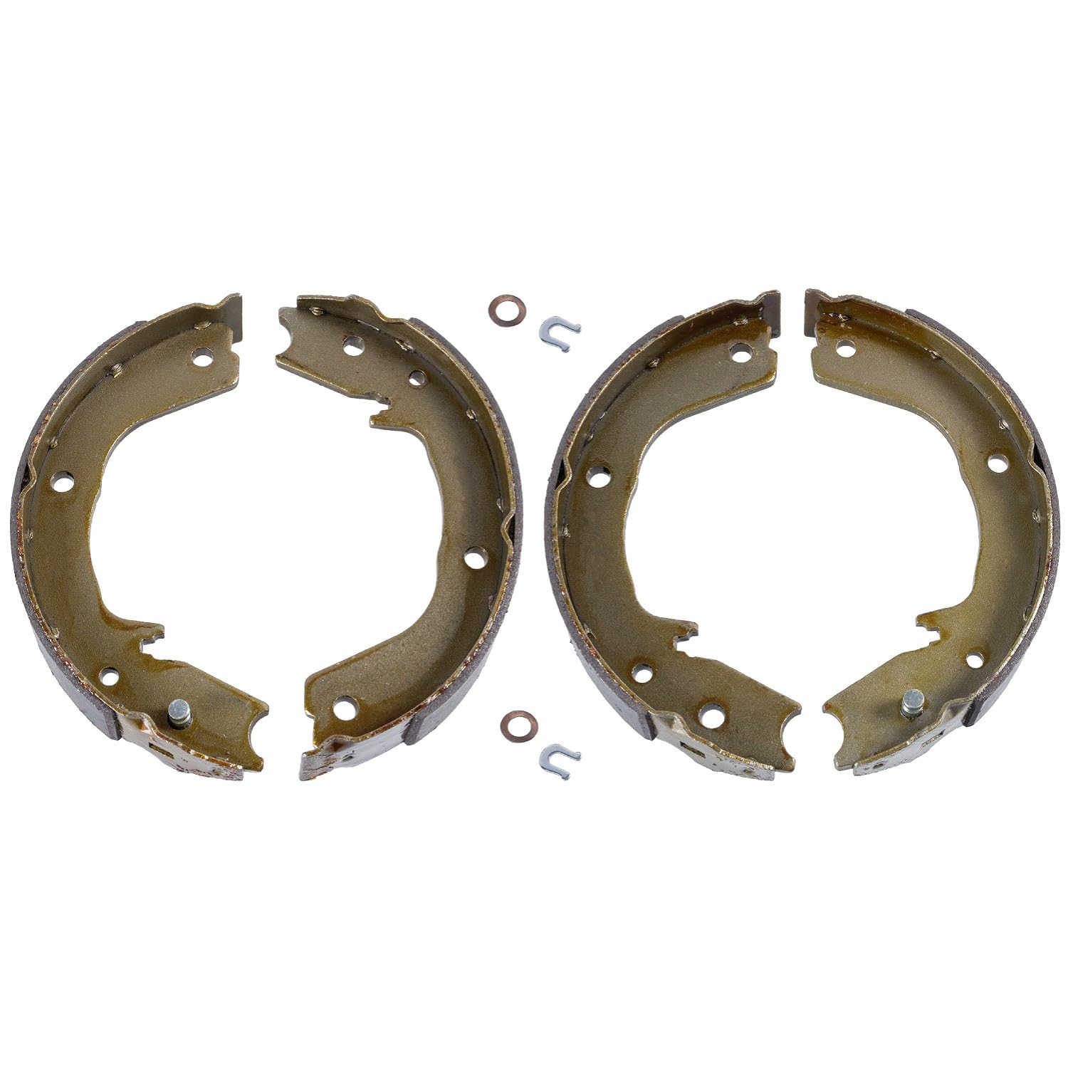 Handbrake Shoes Set fits MITSUBISHI PAJERO/SHOGUN Mk4 3.8 2006 on 6G75 Parking