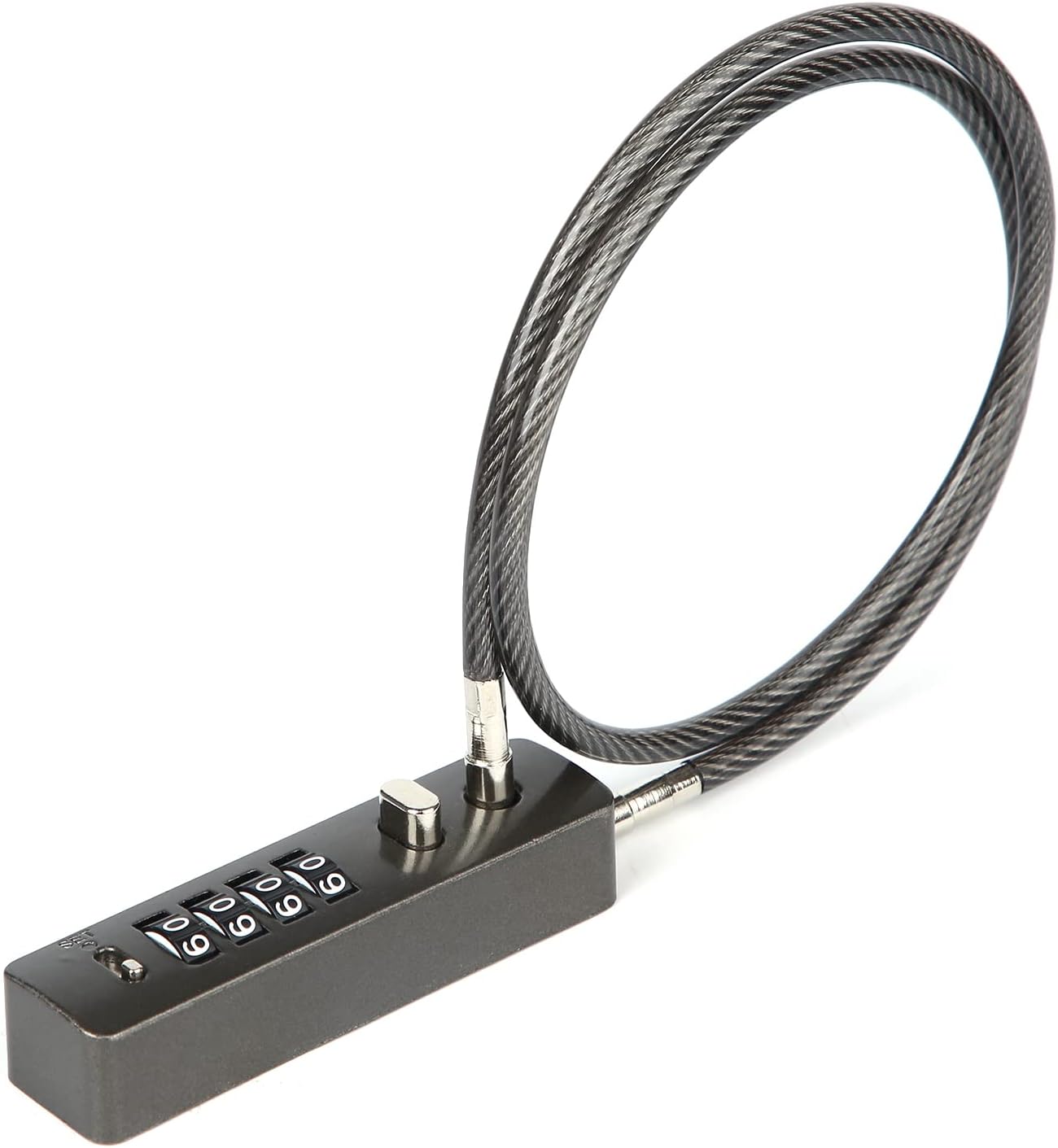 Combination Cable Lock, 23.6 inch Steel Cable Lock 4 Digit Combination