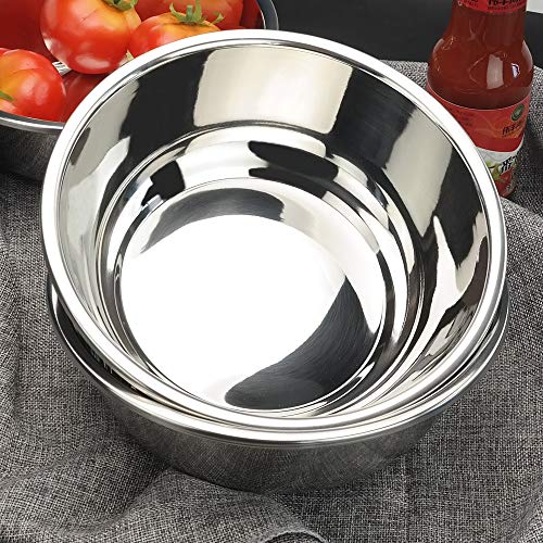 Mixing Bowl de acero inoxidable Anbers, pack x4, 9.6 in miniatura 3
