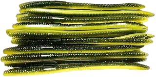 20 Pcs 5" Finesse Trick Worm (Scent, Float) Soft Plastic Bait for Bass Fishing