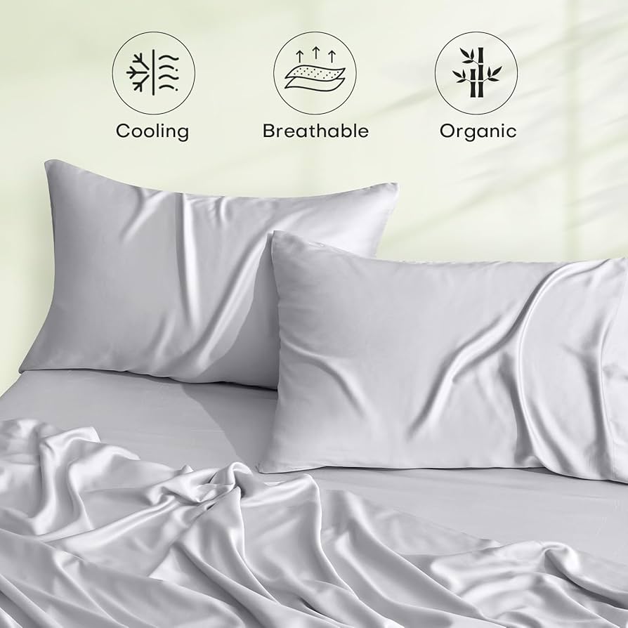 匿名配送✨枕カバー 2枚セット 封筒式ピローケース　グレー Amazon｜Opiqcey(オピックセイ)-枕カバー ピローケース 2枚