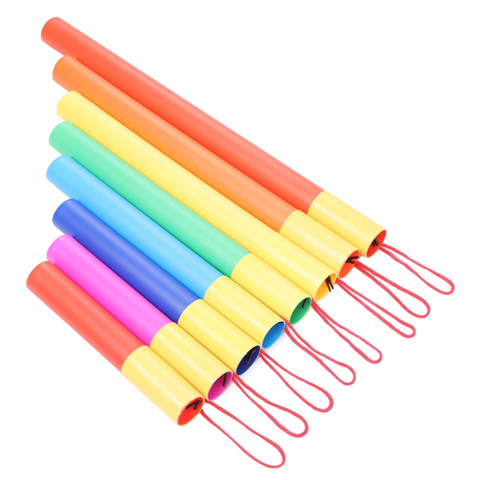 Set di Tubi sonori Musicali 8 Pezzi Strumenti a percussione Musicali educativi interattivi in ​​plastica Esplora Diverse Melodie Ispira l'apprendimento e la creatività per