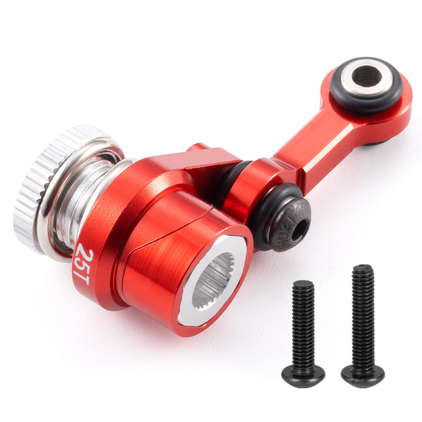 25T Aluminum Alloy RC Car Steering Servo Horn Arm for 1/10 1/8 RC Car
