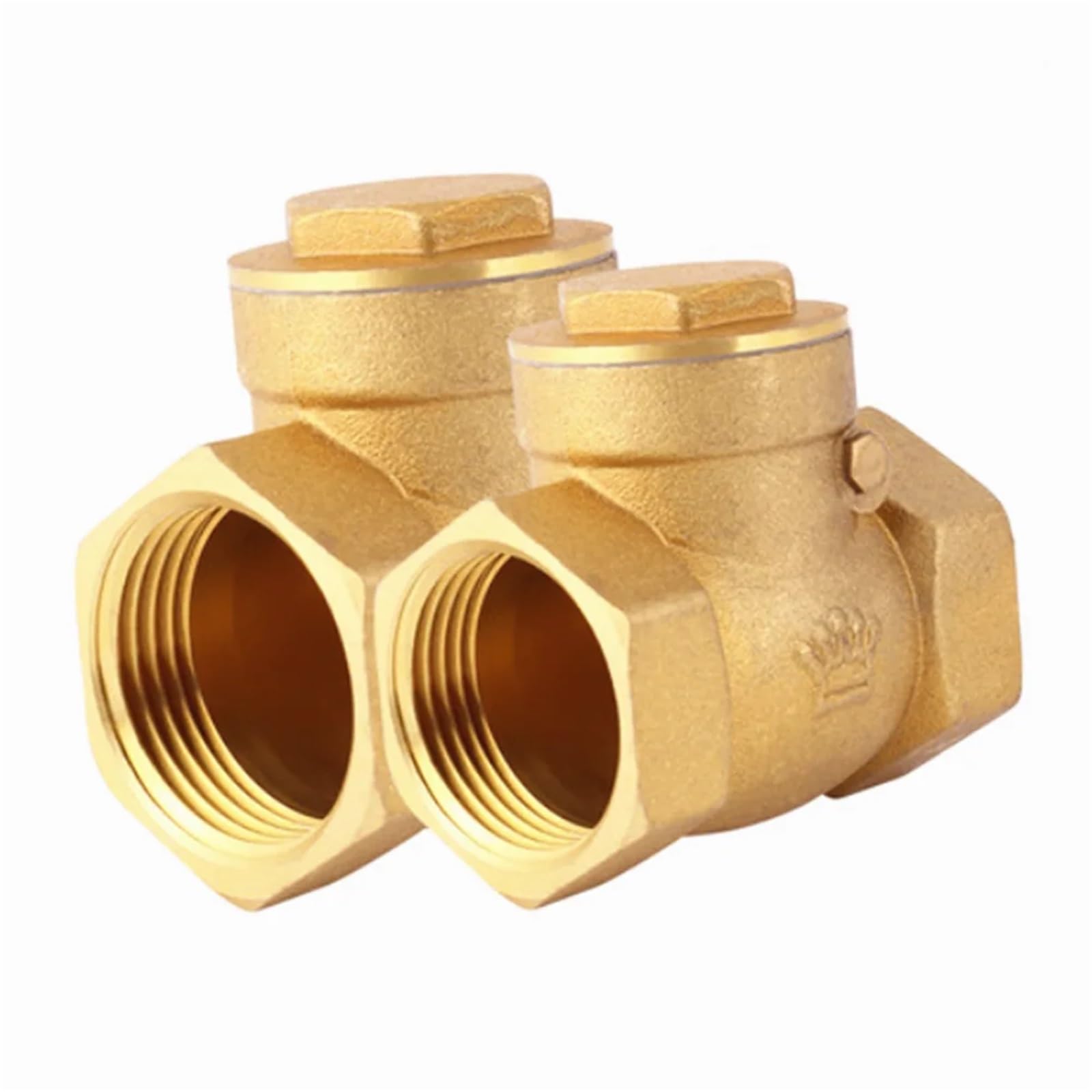 Brass Non-Return Valve Thread Swing Check Valve 1/2" 3/4" 1" 1-1/4" 1-1/2" 2"(DN32)