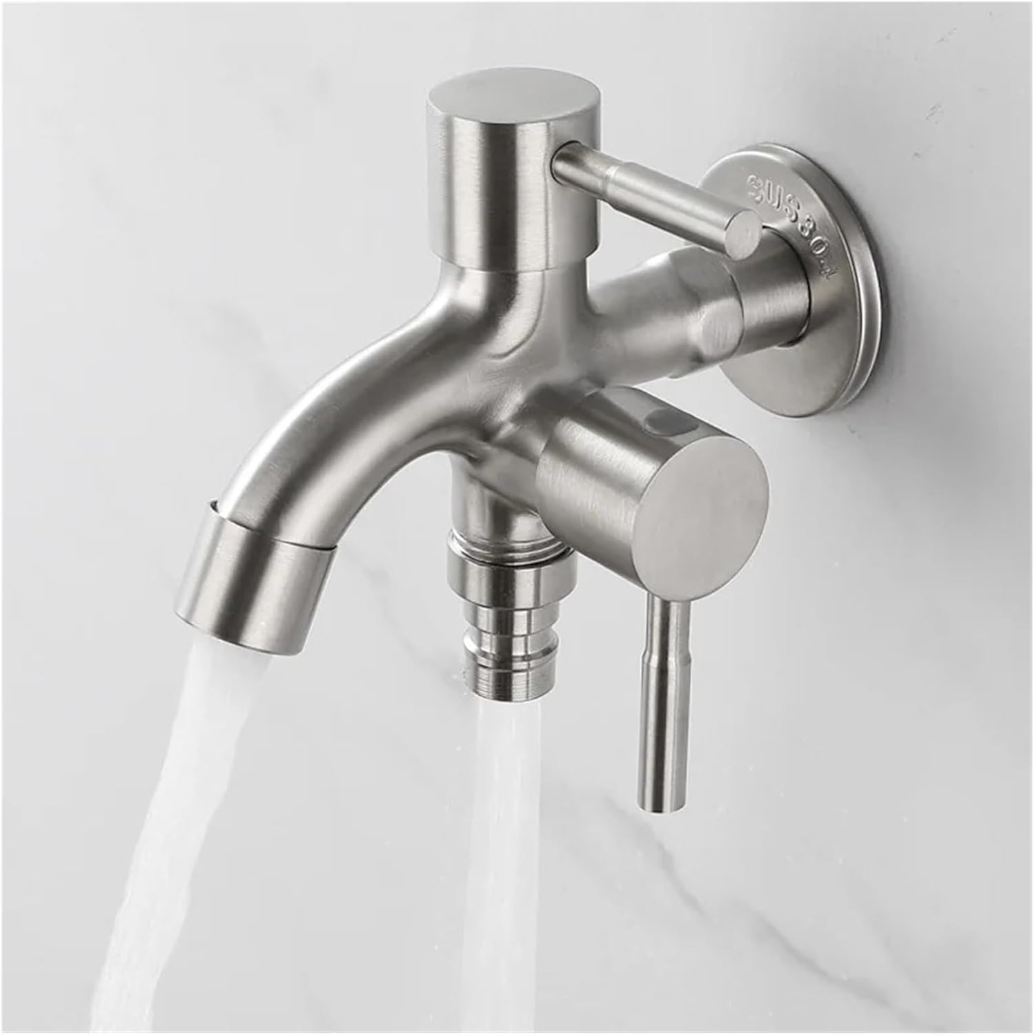 Bathroom 304 Stainless Steel Elongated One In And Two Out Wall Mounted Laundry Double Multifunction