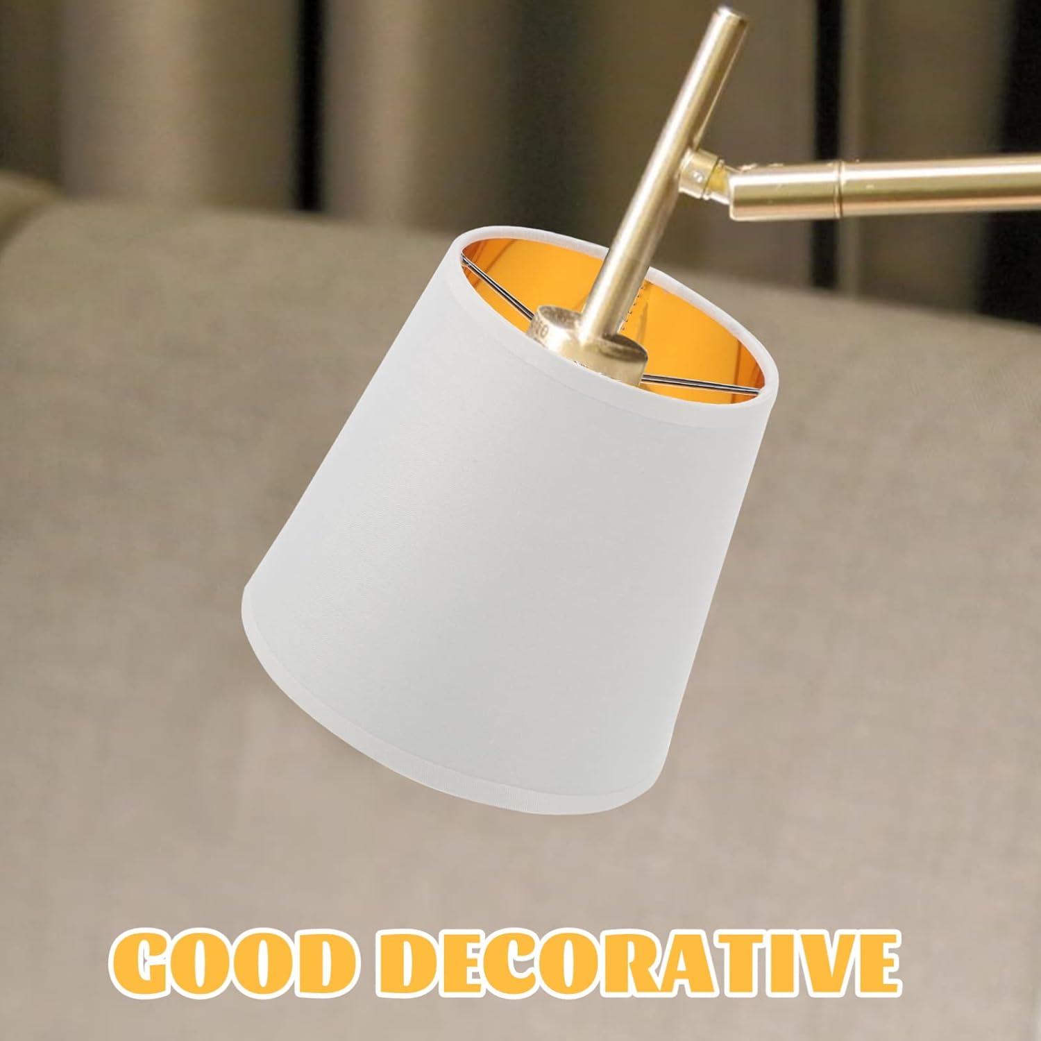 Uonlytech Office Lamp Shade Drum Design for Study Room Bedroom Softens Light Decor Easy to Install Material for Table and Floor Lamps