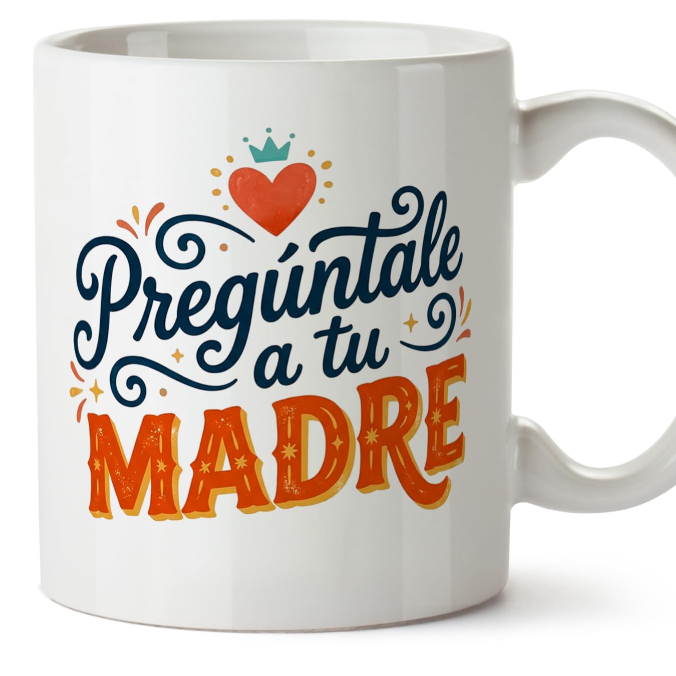 MUGFFINS Taza mamá con frase Para el mundo eres una madre pero para la familia eres el mundo en Español | regalo madre | 330 Ml 11 oz | Idea original para regalar | progenitores v1 — view 96