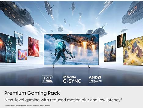 Samsung 48 Inch Class 4K OLED Smart TV Bundle with HDMI Cable, Streaming Bundle and 12 Month CPS Protection Plan, HDR OLED Display, WiFi Smart Entertainment Hub, Gaming Ready Television