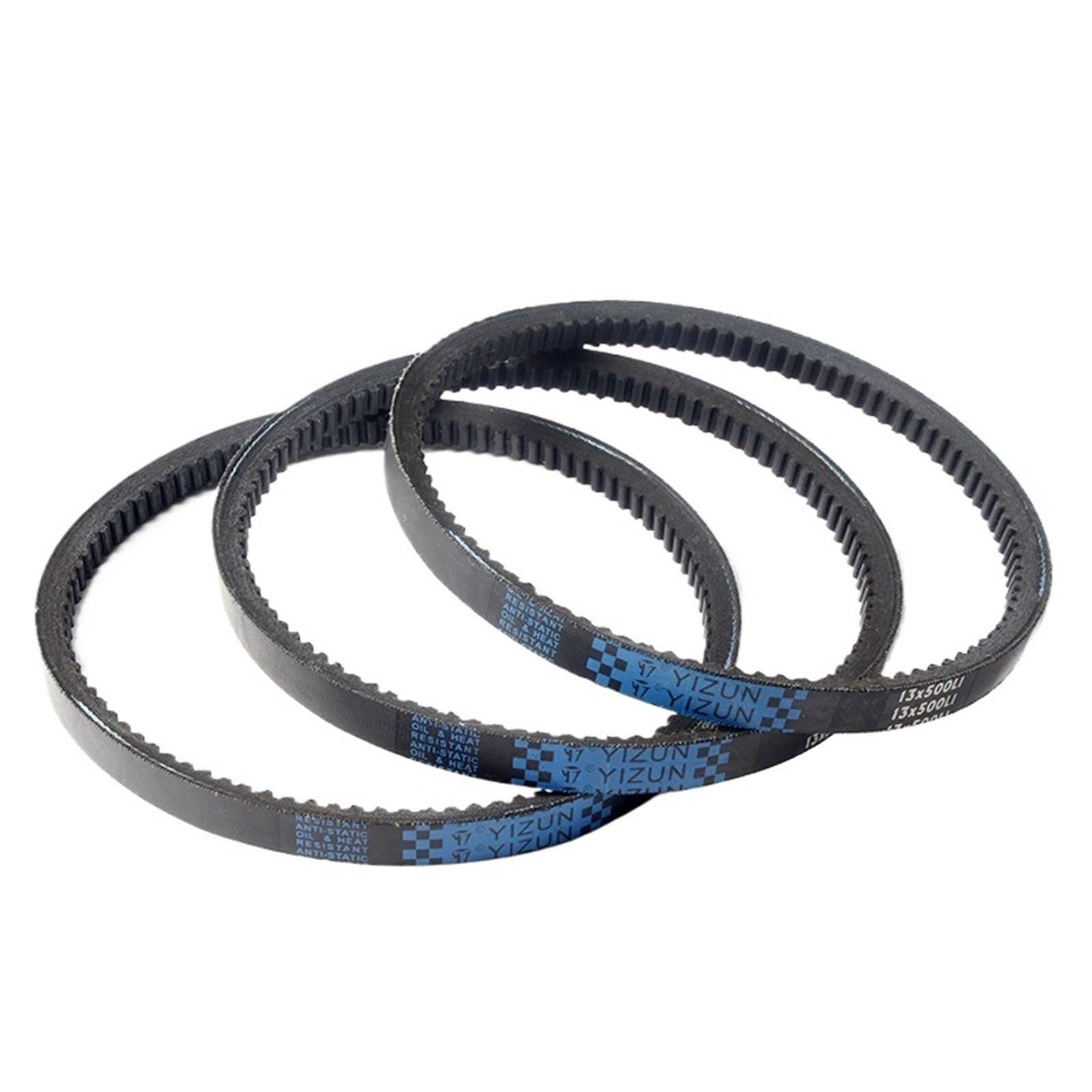 Courroie trapézoïdale crantée pour stopper le patinage des transmissions AX 13mm