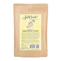 Vista 10 de Harina de semilla de uva Chardonnay de Salute Sante! Harina de semilla de uva saludable para hornear, sin gluten, cero residuos, harina de semillas