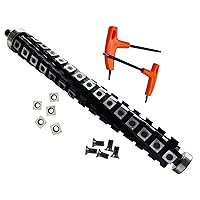 Vista 5 de FOXBC Cabezal de corte helicoidal en espiral de 12-1/2 pulgadas para cepilladora DeWalt DW733 DW734