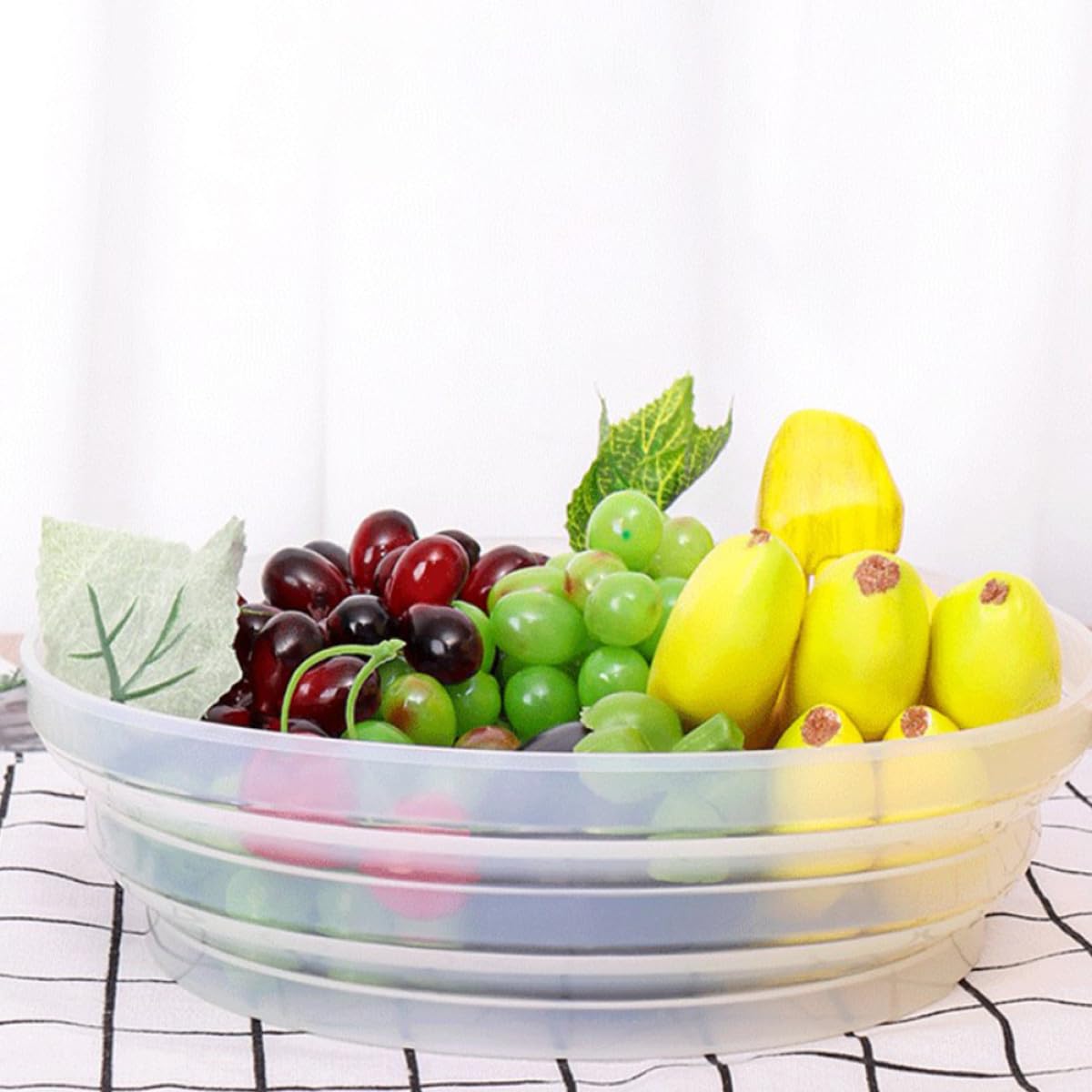 Coperchio in Silicone Pieghevole Protezione Antipolvere per Alimenti Facile da Conservare e Resistente, per Brunch e Banchetti in Cucina