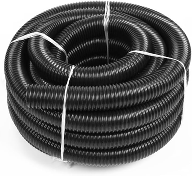 Hose for Vacuum Cleaner Inner Diameter 32/38/40/50mm Thread Hose Factory Bellows Connector Compatible with Vacuum Cleaner Vacuum Tube (Color : 2m Black Hose(38mm))