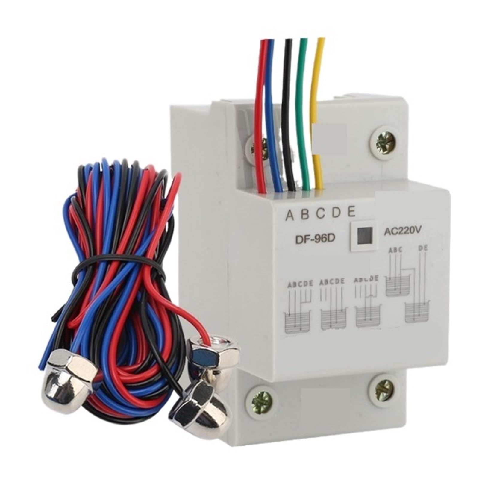 Regulador de presión, Interruptor De Presión 10 Piezas, Controlador Nivel Agua DF-96D Para Bomba, Sonda Sensor, Detector Líquido Tanque,para compresor(DF-96D 110V)