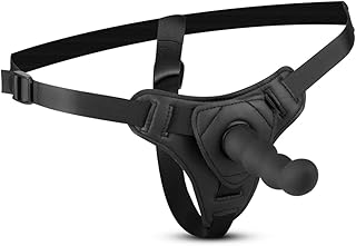 Teazers Gode Ceinture – Achevé Gode Ceintures Ensemble; Harnais Ceinture avec Gode –Gode Ceinture pour Hommes et Femmes avec Bretelles Réglables - Noir