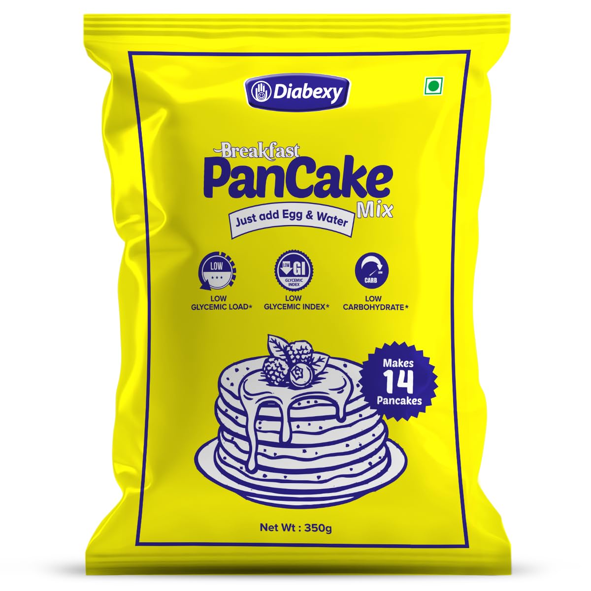 diabexyBreakfast Pancake Mix Sugar Control for Diabetics - 350gm