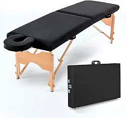 Maca Portátil Dobrável Estética Standard 300kg Preto