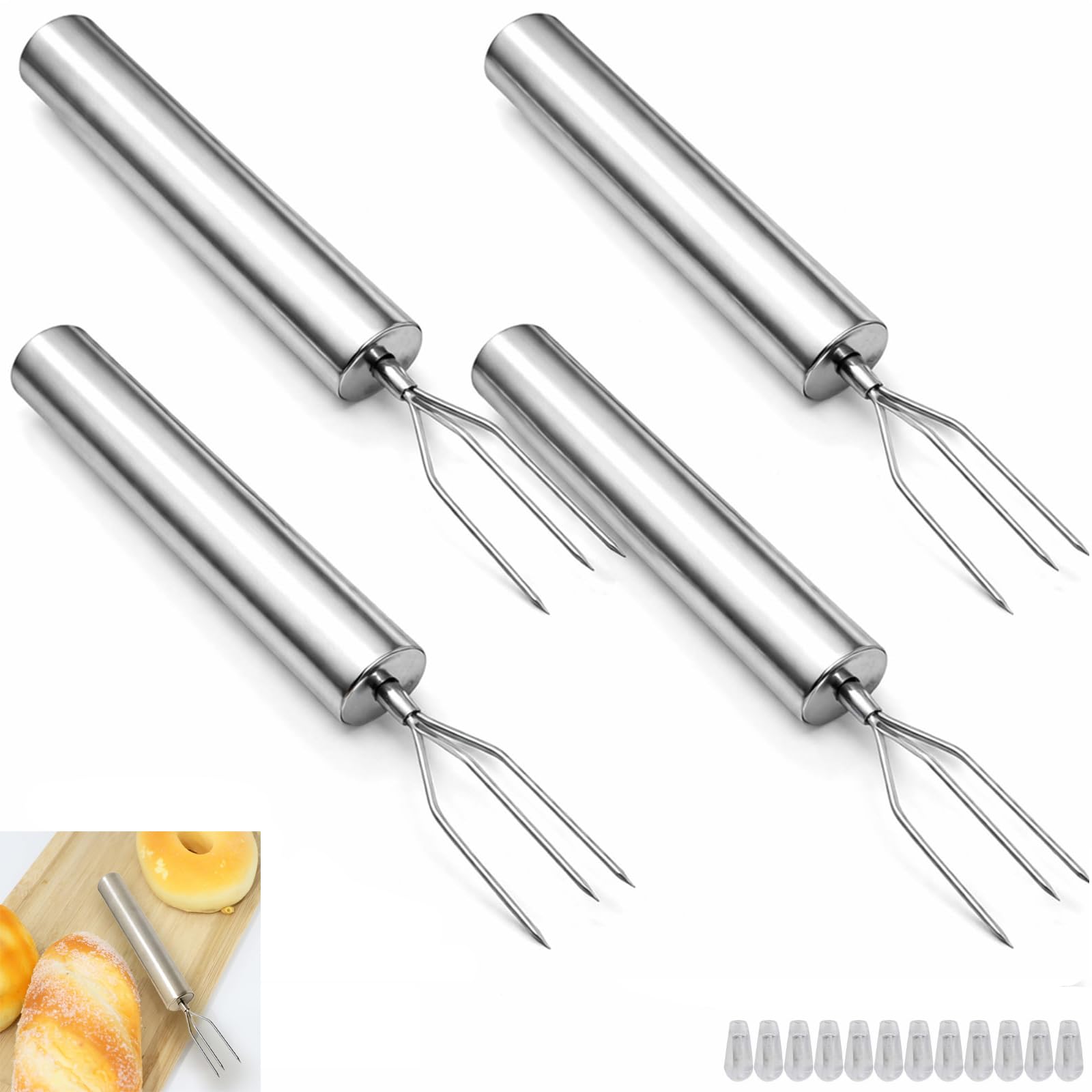Rumayee Corn on The Cob Holders,Corn on the Cob Forks Reusable Corns Picks