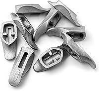 TangGu Stainless Steel Knife Finger Guard Bolster Pair (A+B) - Durable DIY Knife Making Handle Tool