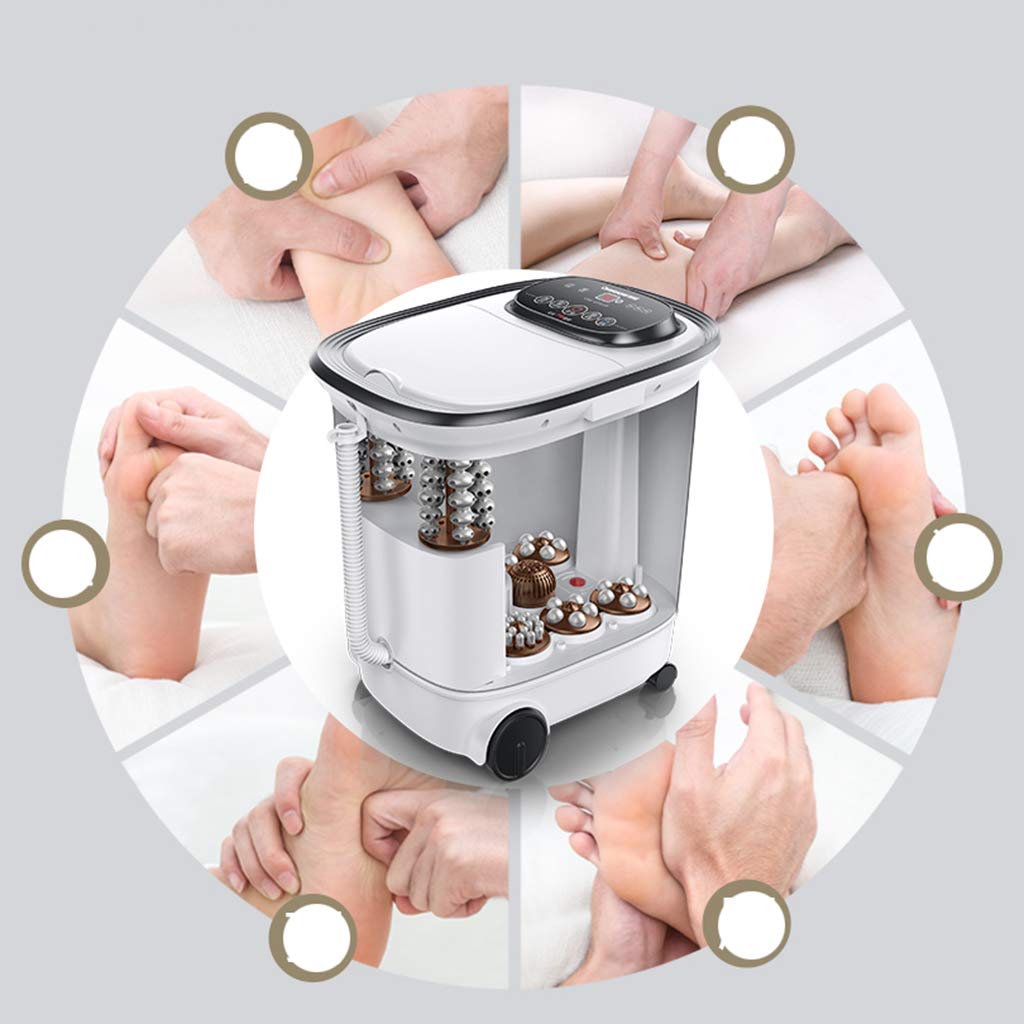 Elektryczny masażer do stóp o stałej temperaturze, podgrzewanie, domowa maszyna do pedicure, 8D, trójwymiarowy masaż stóp, stóp, nóg, nóg