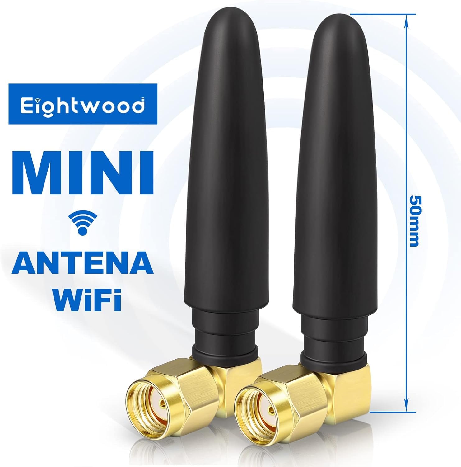 Amazon.com: Eightwood Compact WiFi Antenna 2.4GHz 5GHz Dual Band