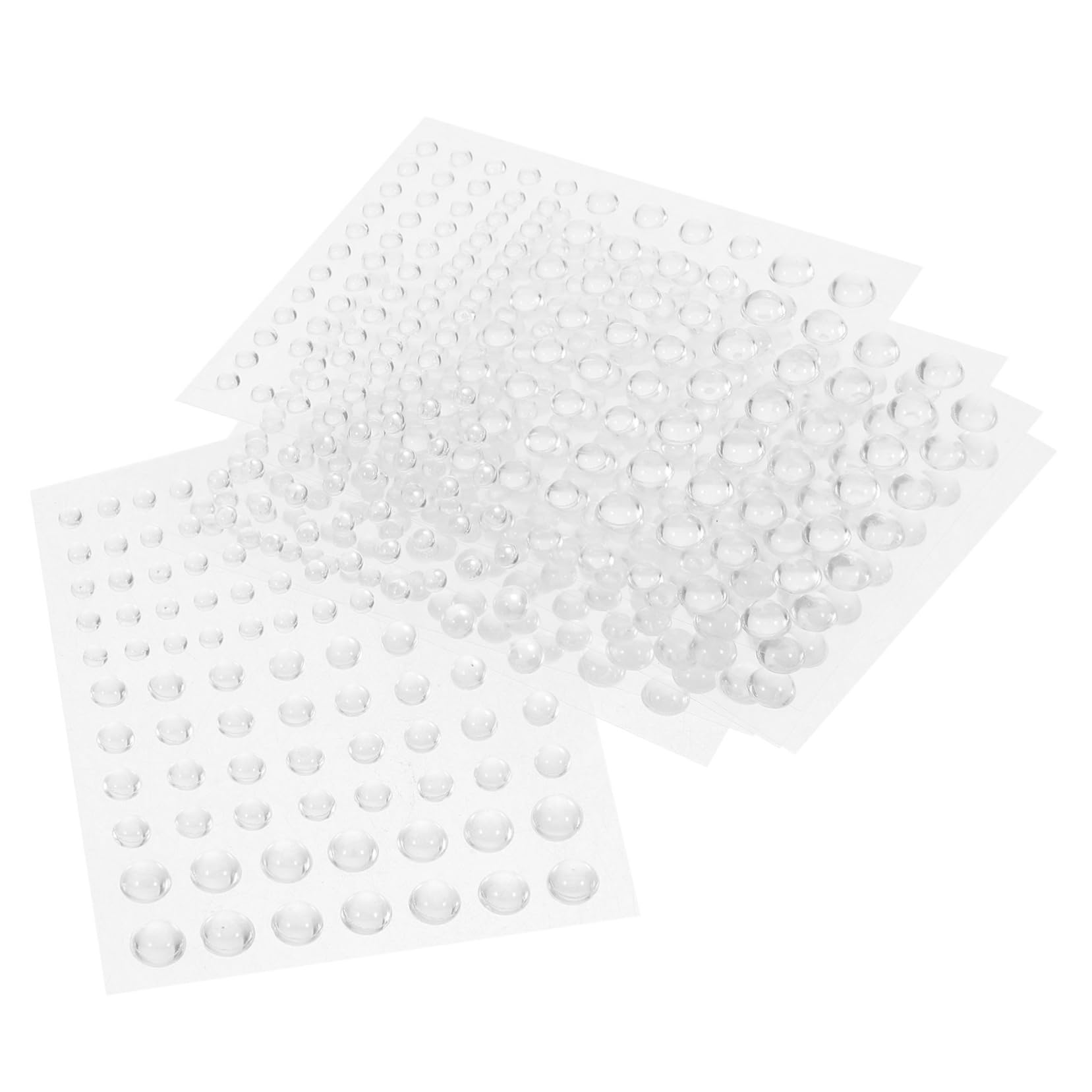 SHINEOFI 32arkusze Transparentne Naklejki Kształcie Kropli Wody Arkuszy Do Dekoracji Kart Etui Telefony Nail Art i Roślinnych Akcentów Łatwe Aplikacji Samoprzylepne Akcesoria