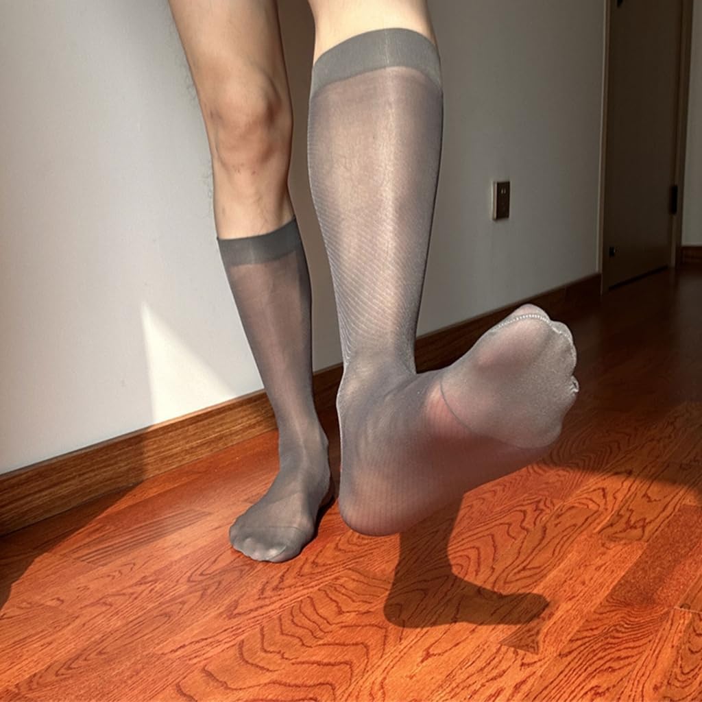 Premium Men Dress Socks for Business Prom Occasion Breathable Nylon Fabric Socks with Comfort and Practical