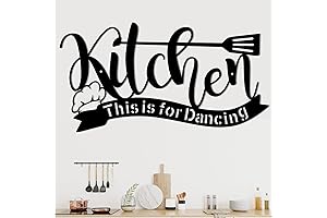 Farmhouse Black Kitchen Wall Decor Sign