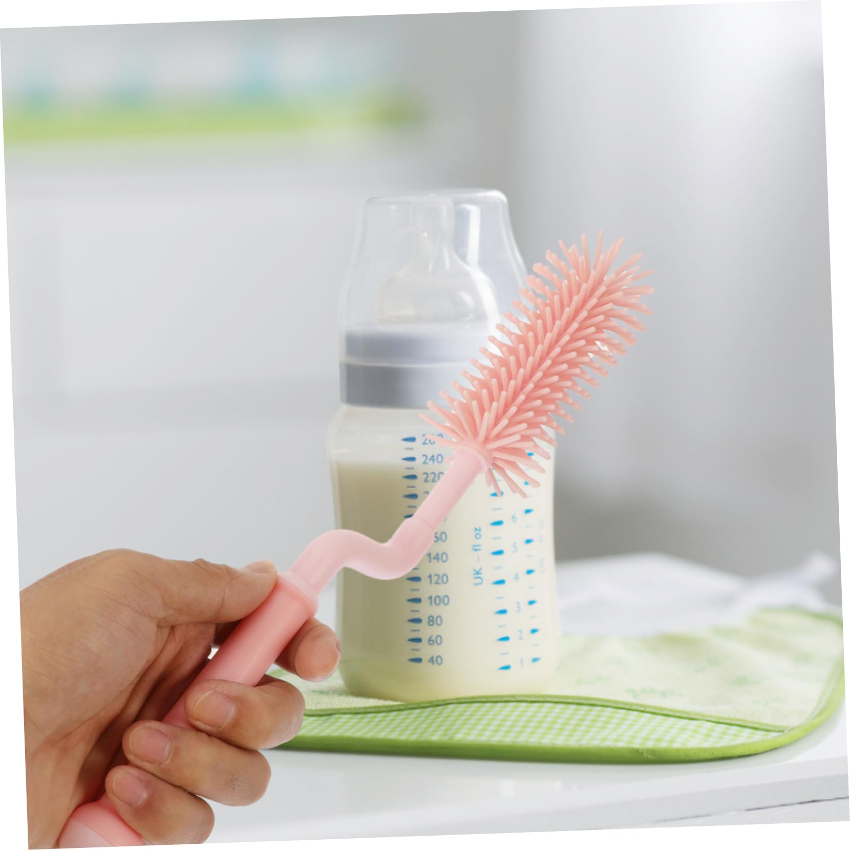 UPKOCH 6piezas Limpiador De Biberones para Bebés De Diseño para Botellas Tetinas y Cepillo y para Infantil