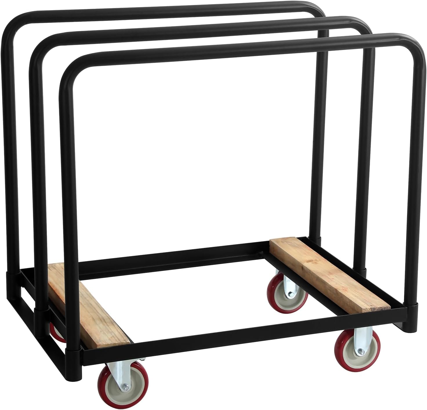 Drywall Cart Steel Panel Truck, 1500 Lbs Capacity, Heavy Duty Flatbed Dollies Carts with Wheels, Table Cart, Utility Tool Cart for Handling Wall Panel, Folding Table, Lumber, Mattress