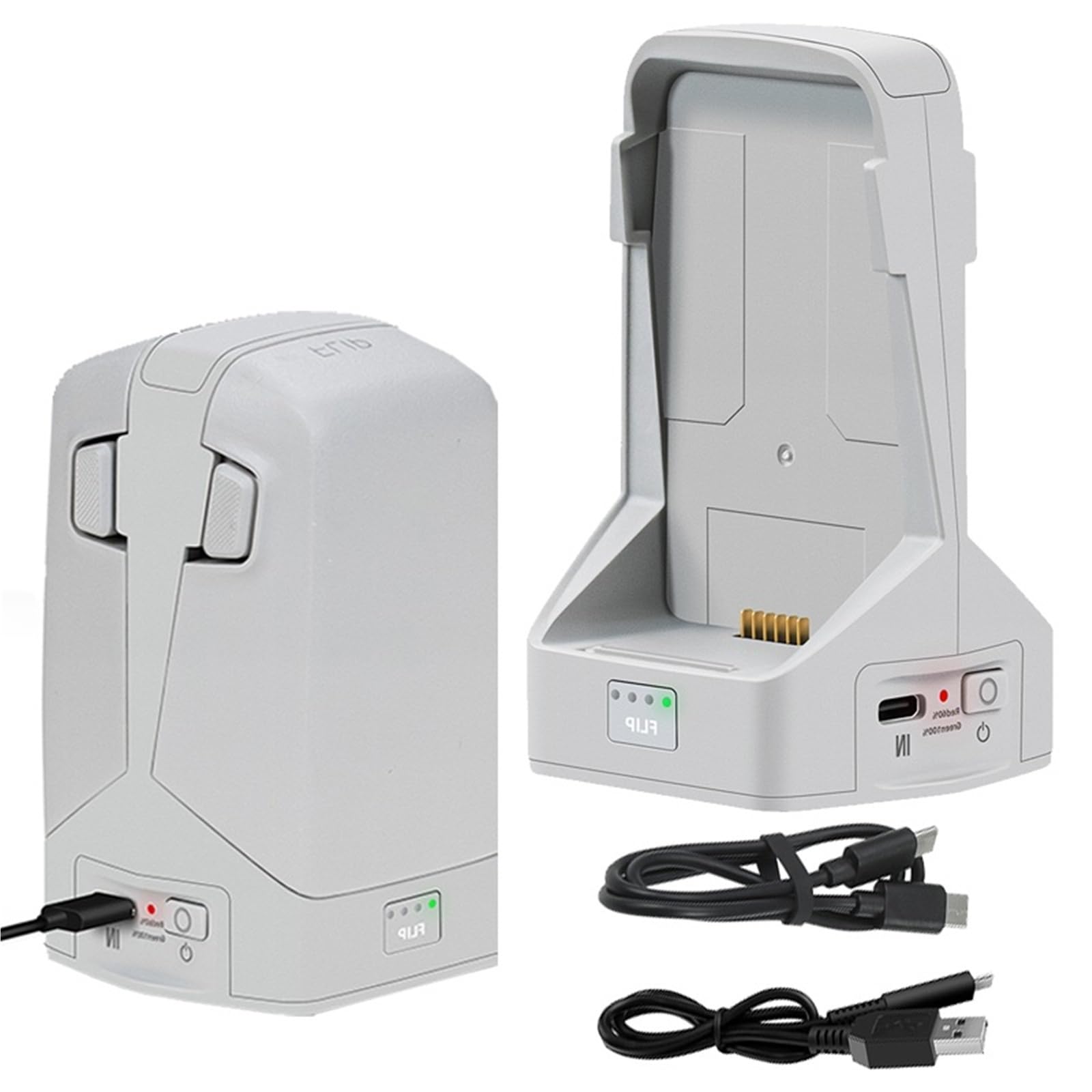 Compatibile Con DJI, Flip, Hub Di Ricarica Verticale A 2 Vie