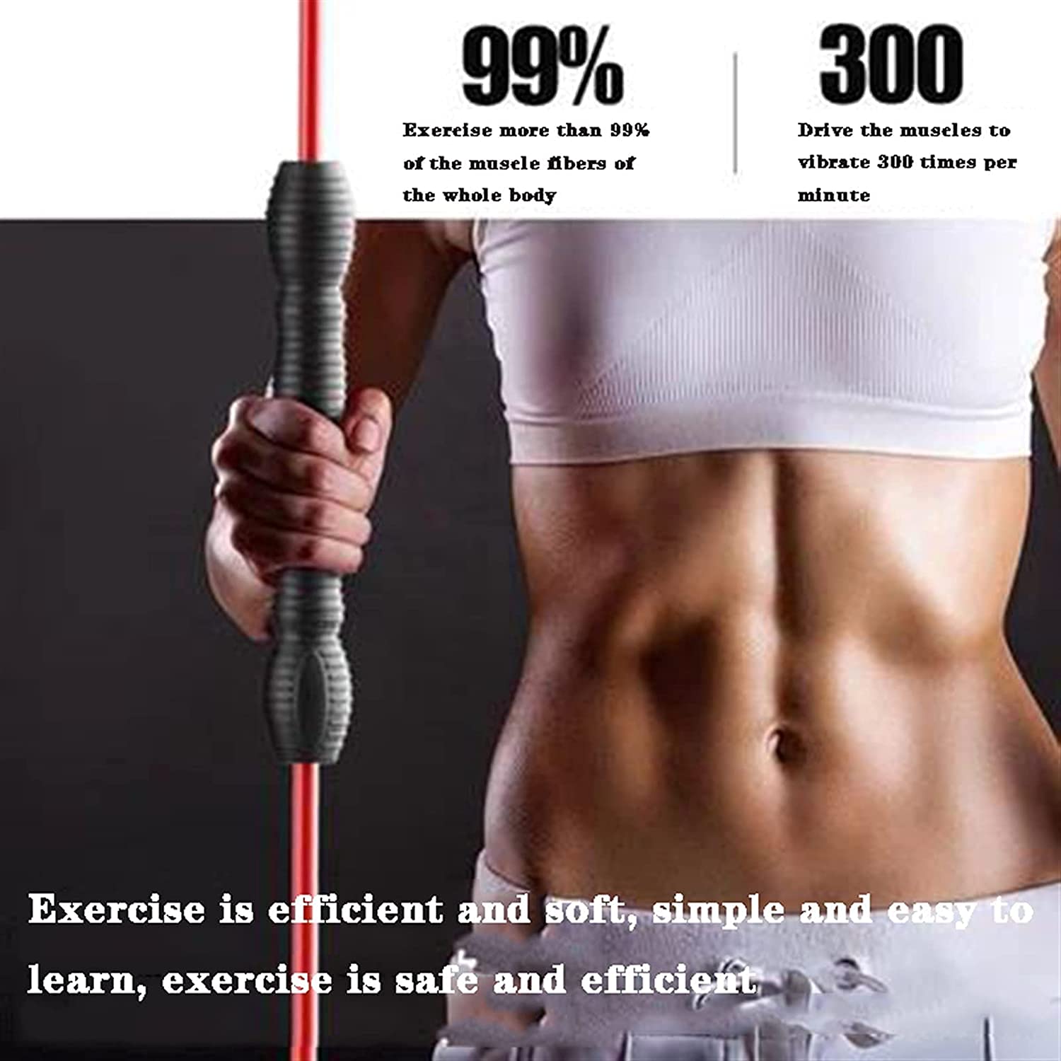 Barre d'exercice Vibrante Swingstick Flex Bar Barre d'étirement de remise en forme nouvelle barre élastique de remise en forme barre de tremblements formation multifonctionnelle barre de tremb