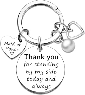 Maid Of Honor Gifts Bride Tribe Gifts Funny Gift For Maid Of Honor From Bride Wedding Jewelry Keychain Bridal Party Bachelorette Party Gift for Her