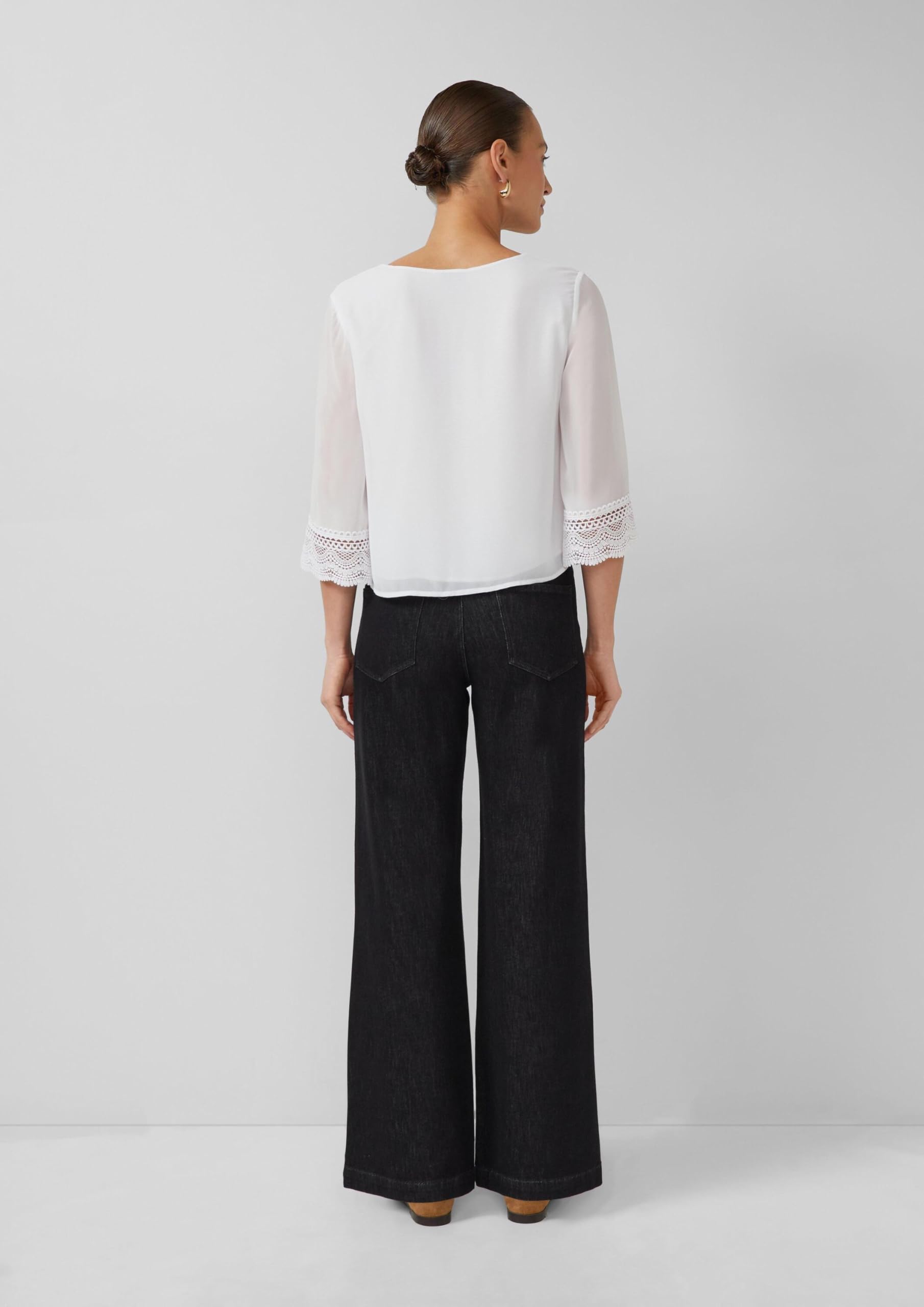 s.Oliver Black Label Damen 2177502 Chiffon-Bluse (1er Pack)